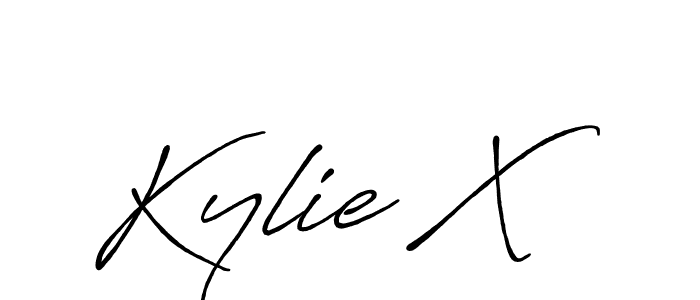 Antro_Vectra_Bolder is a professional signature style that is perfect for those who want to add a touch of class to their signature. It is also a great choice for those who want to make their signature more unique. Get Kylie X name to fancy signature for free. Kylie X signature style 7 images and pictures png