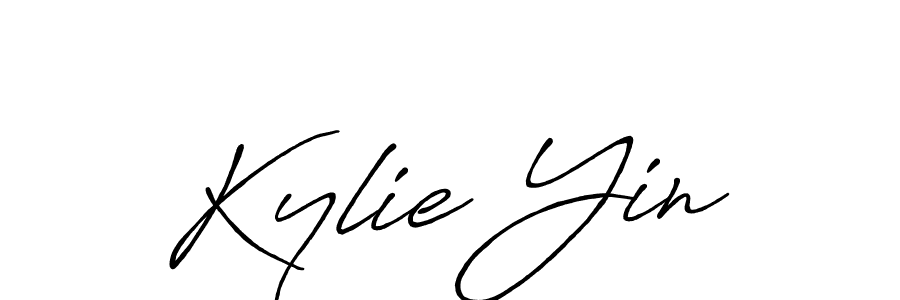 Best and Professional Signature Style for Kylie Yin. Antro_Vectra_Bolder Best Signature Style Collection. Kylie Yin signature style 7 images and pictures png