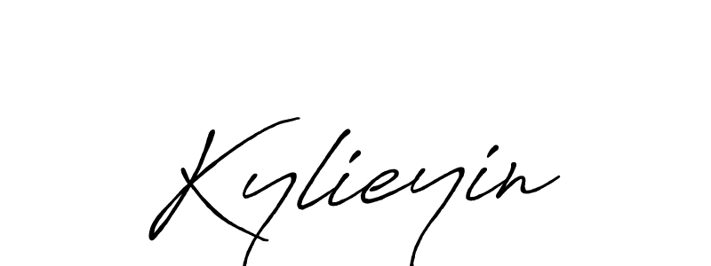 Create a beautiful signature design for name Kylieyin. With this signature (Antro_Vectra_Bolder) fonts, you can make a handwritten signature for free. Kylieyin signature style 7 images and pictures png