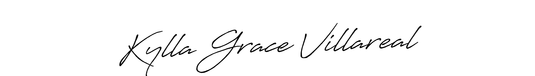 Use a signature maker to create a handwritten signature online. With this signature software, you can design (Antro_Vectra_Bolder) your own signature for name Kylla Grace Villareal. Kylla Grace Villareal signature style 7 images and pictures png