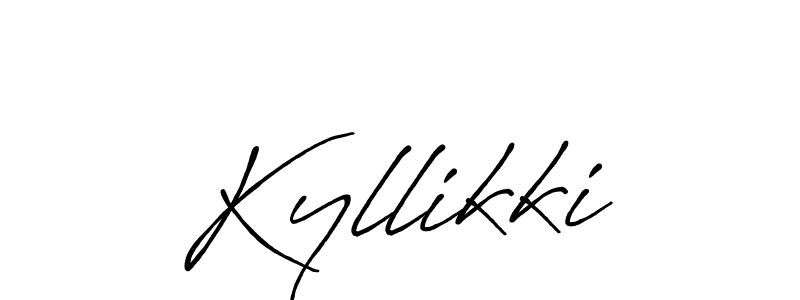 Once you've used our free online signature maker to create your best signature Antro_Vectra_Bolder style, it's time to enjoy all of the benefits that Kyllikki name signing documents. Kyllikki signature style 7 images and pictures png