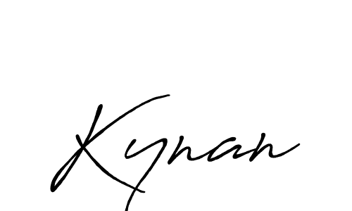 Design your own signature with our free online signature maker. With this signature software, you can create a handwritten (Antro_Vectra_Bolder) signature for name Kynan. Kynan signature style 7 images and pictures png