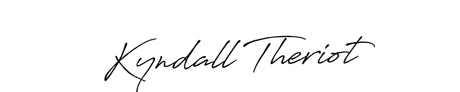 Similarly Antro_Vectra_Bolder is the best handwritten signature design. Signature creator online .You can use it as an online autograph creator for name Kyndall Theriot. Kyndall Theriot signature style 7 images and pictures png