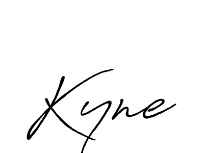 if you are searching for the best signature style for your name Kyne. so please give up your signature search. here we have designed multiple signature styles  using Antro_Vectra_Bolder. Kyne signature style 7 images and pictures png