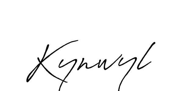 Create a beautiful signature design for name Kynwyl. With this signature (Antro_Vectra_Bolder) fonts, you can make a handwritten signature for free. Kynwyl signature style 7 images and pictures png