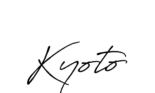 You should practise on your own different ways (Antro_Vectra_Bolder) to write your name (Kyoto) in signature. don't let someone else do it for you. Kyoto signature style 7 images and pictures png