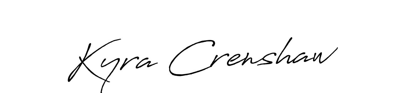 You can use this online signature creator to create a handwritten signature for the name Kyra Crenshaw. This is the best online autograph maker. Kyra Crenshaw signature style 7 images and pictures png