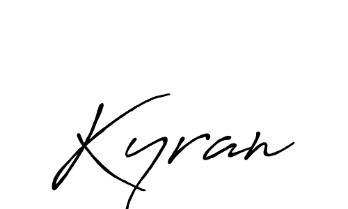 Also You can easily find your signature by using the search form. We will create Kyran name handwritten signature images for you free of cost using Antro_Vectra_Bolder sign style. Kyran signature style 7 images and pictures png