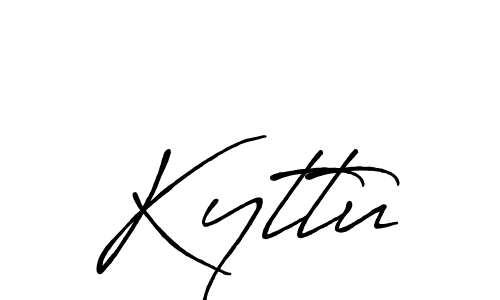 How to make Kyttu name signature. Use Antro_Vectra_Bolder style for creating short signs online. This is the latest handwritten sign. Kyttu signature style 7 images and pictures png