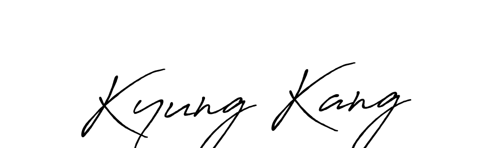 Similarly Antro_Vectra_Bolder is the best handwritten signature design. Signature creator online .You can use it as an online autograph creator for name Kyung Kang. Kyung Kang signature style 7 images and pictures png