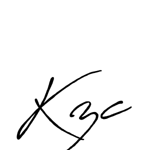 You should practise on your own different ways (Antro_Vectra_Bolder) to write your name (Kzc) in signature. don't let someone else do it for you. Kzc signature style 7 images and pictures png