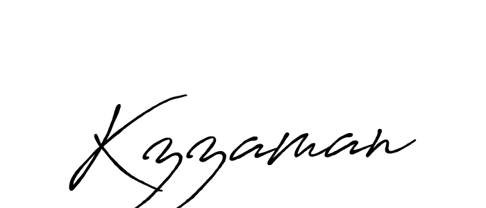 Also we have Kzzaman name is the best signature style. Create professional handwritten signature collection using Antro_Vectra_Bolder autograph style. Kzzaman signature style 7 images and pictures png