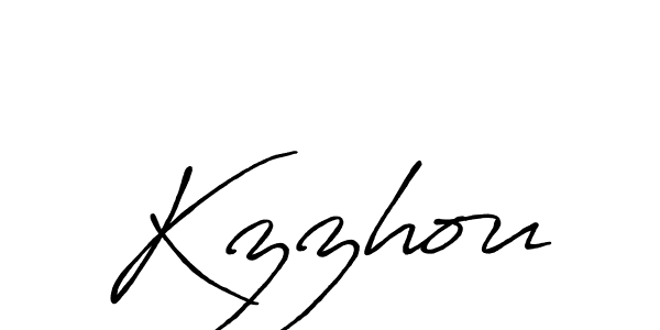 Create a beautiful signature design for name Kzzhou. With this signature (Antro_Vectra_Bolder) fonts, you can make a handwritten signature for free. Kzzhou signature style 7 images and pictures png