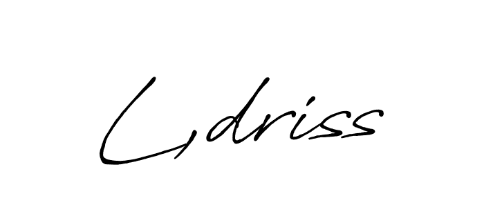 It looks lik you need a new signature style for name L,driss. Design unique handwritten (Antro_Vectra_Bolder) signature with our free signature maker in just a few clicks. L,driss signature style 7 images and pictures png