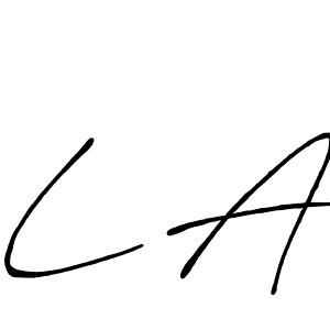 This is the best signature style for the L A name. Also you like these signature font (Antro_Vectra_Bolder). Mix name signature. L A signature style 7 images and pictures png