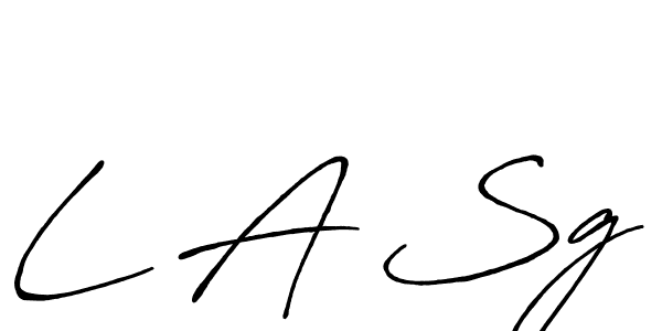 Make a beautiful signature design for name L A Sg. Use this online signature maker to create a handwritten signature for free. L A Sg signature style 7 images and pictures png