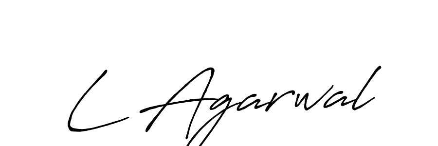Best and Professional Signature Style for L Agarwal. Antro_Vectra_Bolder Best Signature Style Collection. L Agarwal signature style 7 images and pictures png