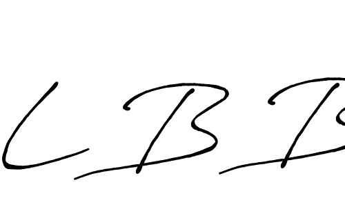 if you are searching for the best signature style for your name L B B. so please give up your signature search. here we have designed multiple signature styles  using Antro_Vectra_Bolder. L B B signature style 7 images and pictures png