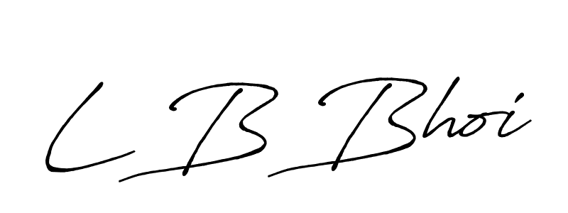 Once you've used our free online signature maker to create your best signature Antro_Vectra_Bolder style, it's time to enjoy all of the benefits that L B Bhoi name signing documents. L B Bhoi signature style 7 images and pictures png
