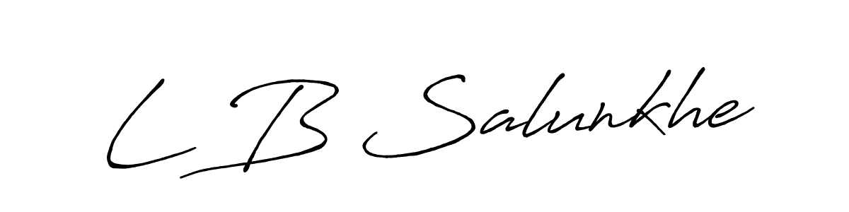 Make a short L B Salunkhe signature style. Manage your documents anywhere anytime using Antro_Vectra_Bolder. Create and add eSignatures, submit forms, share and send files easily. L B Salunkhe signature style 7 images and pictures png