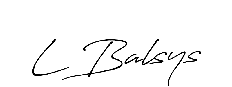 Make a beautiful signature design for name L Balsys. Use this online signature maker to create a handwritten signature for free. L Balsys signature style 7 images and pictures png