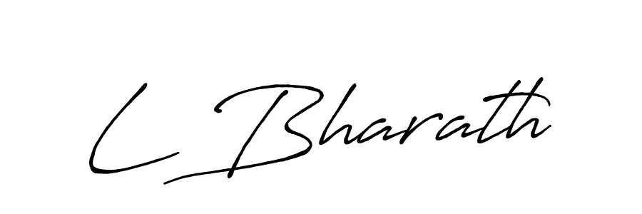 Best and Professional Signature Style for L Bharath. Antro_Vectra_Bolder Best Signature Style Collection. L Bharath signature style 7 images and pictures png