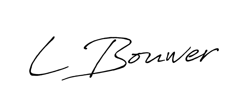 Best and Professional Signature Style for L Bouwer. Antro_Vectra_Bolder Best Signature Style Collection. L Bouwer signature style 7 images and pictures png