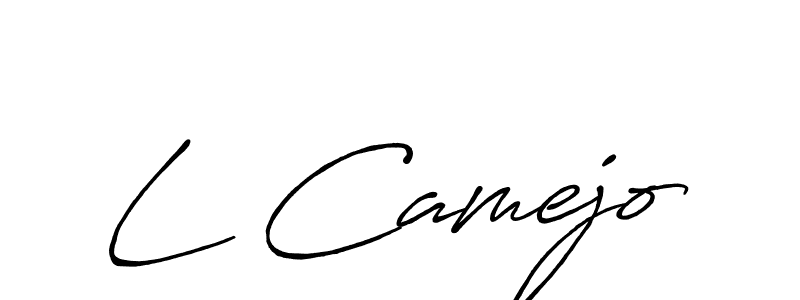 Here are the top 10 professional signature styles for the name L Camejo. These are the best autograph styles you can use for your name. L Camejo signature style 7 images and pictures png