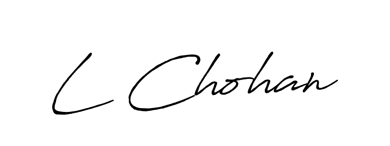 if you are searching for the best signature style for your name L Chohan. so please give up your signature search. here we have designed multiple signature styles  using Antro_Vectra_Bolder. L Chohan signature style 7 images and pictures png
