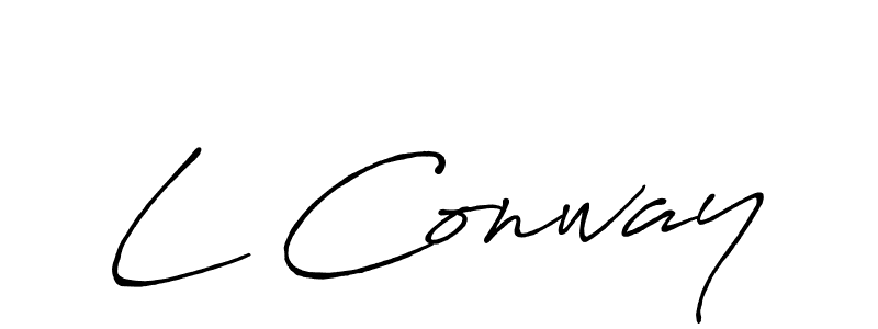 How to Draw L Conway signature style? Antro_Vectra_Bolder is a latest design signature styles for name L Conway. L Conway signature style 7 images and pictures png