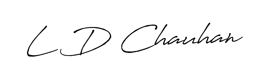 Make a beautiful signature design for name L D Chauhan. Use this online signature maker to create a handwritten signature for free. L D Chauhan signature style 7 images and pictures png