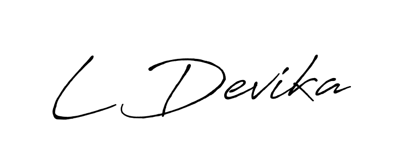 It looks lik you need a new signature style for name L Devika. Design unique handwritten (Antro_Vectra_Bolder) signature with our free signature maker in just a few clicks. L Devika signature style 7 images and pictures png