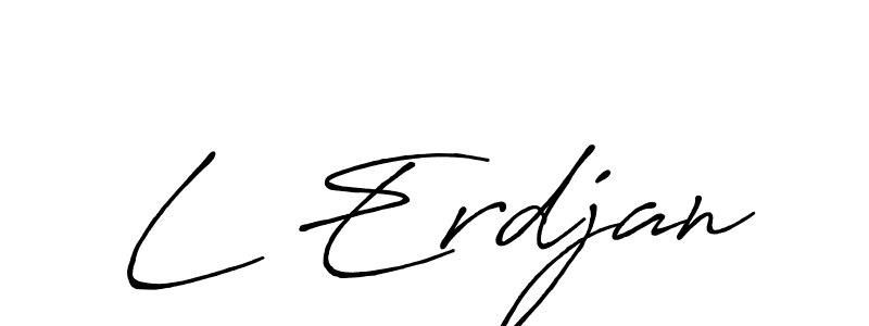 You should practise on your own different ways (Antro_Vectra_Bolder) to write your name (L Erdjan) in signature. don't let someone else do it for you. L Erdjan signature style 7 images and pictures png