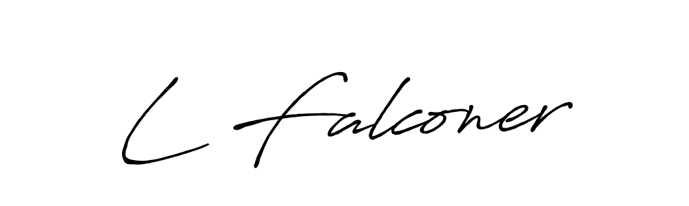 Also we have L Falconer name is the best signature style. Create professional handwritten signature collection using Antro_Vectra_Bolder autograph style. L Falconer signature style 7 images and pictures png