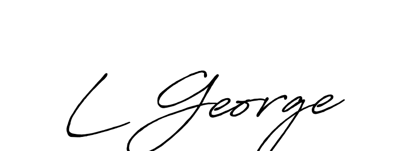 Similarly Antro_Vectra_Bolder is the best handwritten signature design. Signature creator online .You can use it as an online autograph creator for name L George. L George signature style 7 images and pictures png