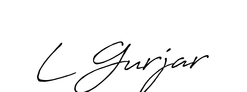 How to Draw L Gurjar signature style? Antro_Vectra_Bolder is a latest design signature styles for name L Gurjar. L Gurjar signature style 7 images and pictures png