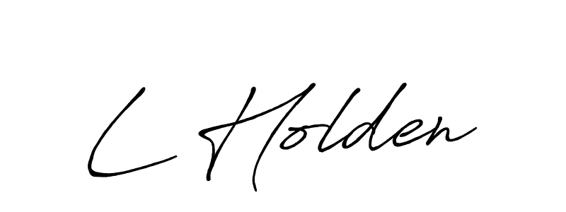 Make a beautiful signature design for name L Holden. Use this online signature maker to create a handwritten signature for free. L Holden signature style 7 images and pictures png