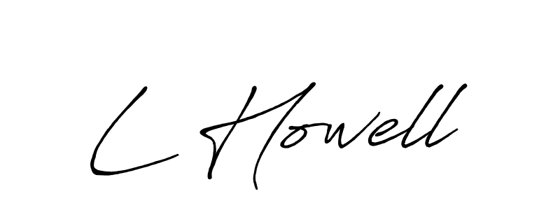 Also You can easily find your signature by using the search form. We will create L Howell name handwritten signature images for you free of cost using Antro_Vectra_Bolder sign style. L Howell signature style 7 images and pictures png