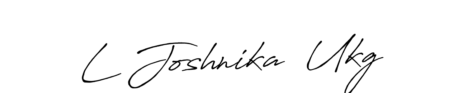 L Joshnika  Ukg stylish signature style. Best Handwritten Sign (Antro_Vectra_Bolder) for my name. Handwritten Signature Collection Ideas for my name L Joshnika  Ukg. L Joshnika  Ukg signature style 7 images and pictures png