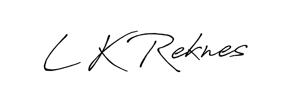Once you've used our free online signature maker to create your best signature Antro_Vectra_Bolder style, it's time to enjoy all of the benefits that L K Reknes name signing documents. L K Reknes signature style 7 images and pictures png
