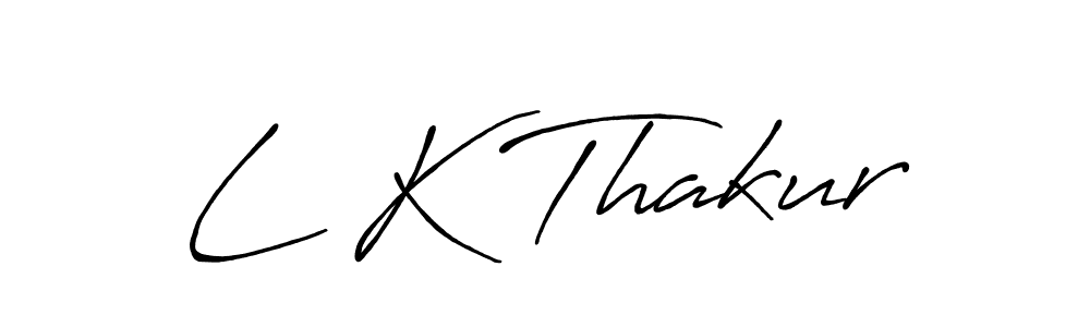 Make a beautiful signature design for name L K Thakur. Use this online signature maker to create a handwritten signature for free. L K Thakur signature style 7 images and pictures png