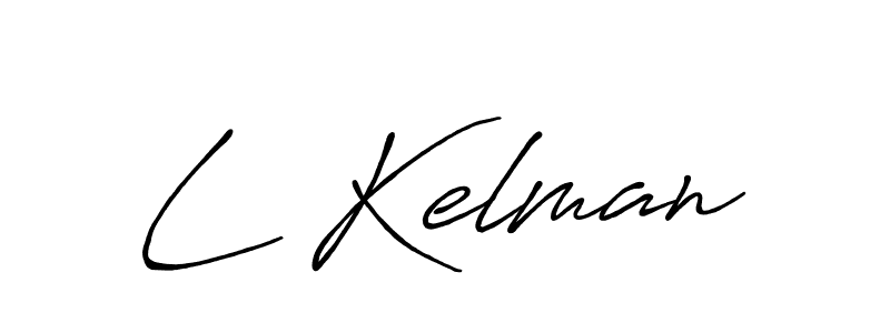 Best and Professional Signature Style for L Kelman. Antro_Vectra_Bolder Best Signature Style Collection. L Kelman signature style 7 images and pictures png