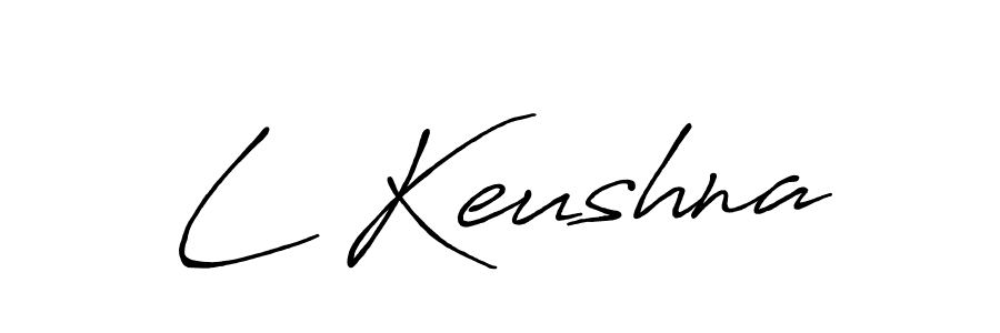 How to Draw L Keushna signature style? Antro_Vectra_Bolder is a latest design signature styles for name L Keushna. L Keushna signature style 7 images and pictures png