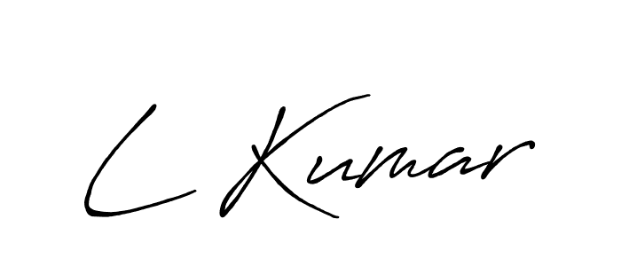 How to make L Kumar signature? Antro_Vectra_Bolder is a professional autograph style. Create handwritten signature for L Kumar name. L Kumar signature style 7 images and pictures png