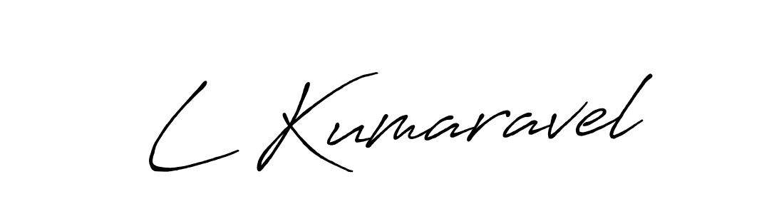 Design your own signature with our free online signature maker. With this signature software, you can create a handwritten (Antro_Vectra_Bolder) signature for name L Kumaravel. L Kumaravel signature style 7 images and pictures png