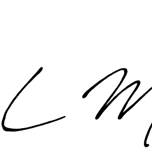 How to make L M name signature. Use Antro_Vectra_Bolder style for creating short signs online. This is the latest handwritten sign. L M signature style 7 images and pictures png