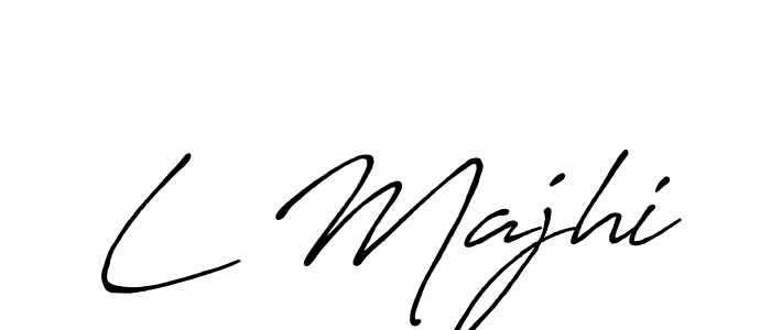 Similarly Antro_Vectra_Bolder is the best handwritten signature design. Signature creator online .You can use it as an online autograph creator for name L Majhi. L Majhi signature style 7 images and pictures png