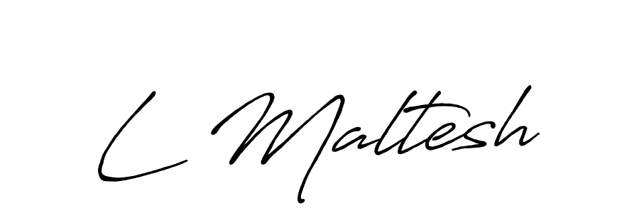 L Maltesh stylish signature style. Best Handwritten Sign (Antro_Vectra_Bolder) for my name. Handwritten Signature Collection Ideas for my name L Maltesh. L Maltesh signature style 7 images and pictures png