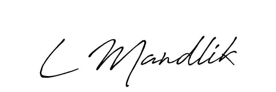 Antro_Vectra_Bolder is a professional signature style that is perfect for those who want to add a touch of class to their signature. It is also a great choice for those who want to make their signature more unique. Get L Mandlik name to fancy signature for free. L Mandlik signature style 7 images and pictures png
