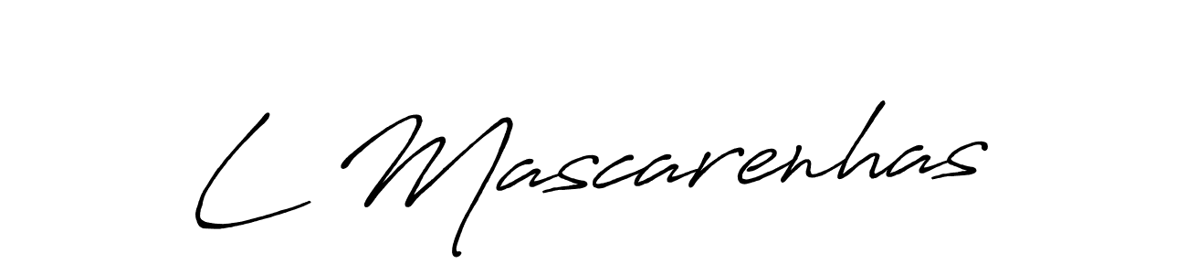 It looks lik you need a new signature style for name L Mascarenhas. Design unique handwritten (Antro_Vectra_Bolder) signature with our free signature maker in just a few clicks. L Mascarenhas signature style 7 images and pictures png